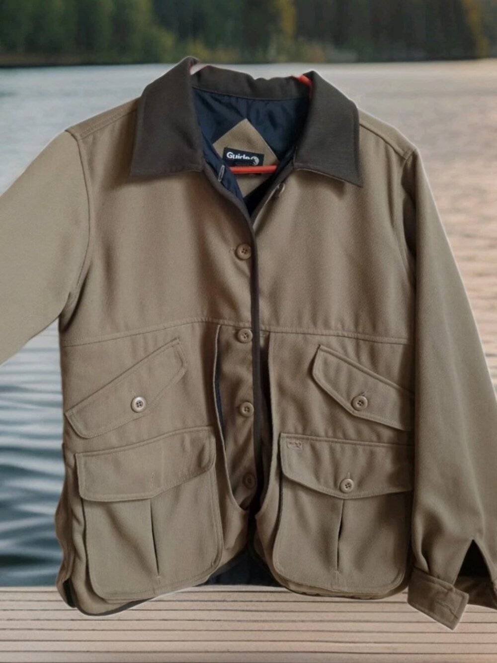 Gander Mountain Guide Series Mens S Hunting Jacket Shooting Coat Game Bag - READ